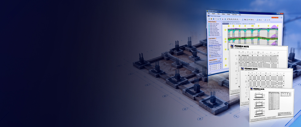 FOUNDA MATE foundation detailing software for SAFE foundation reinforcement drawings